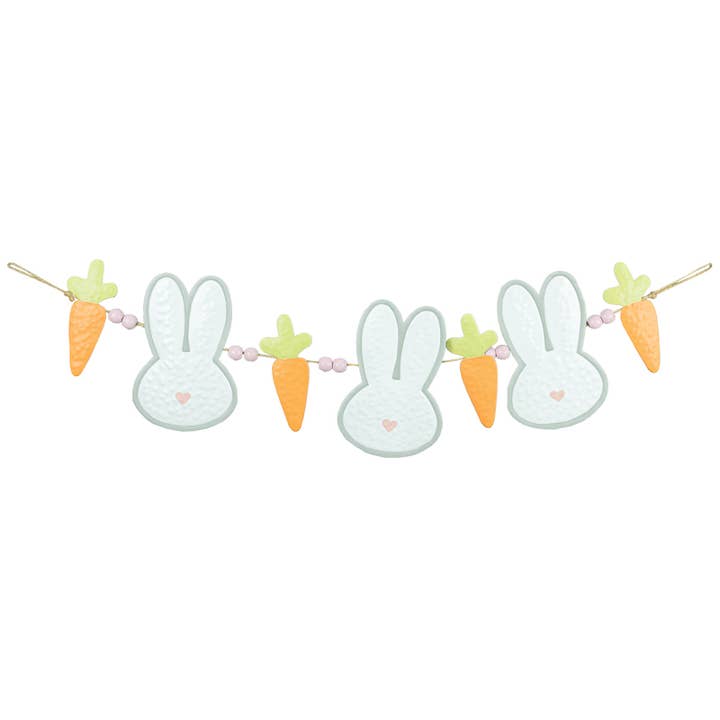 Easter Bunny Carrot Garland for wholesale by Hanna's Handiworks