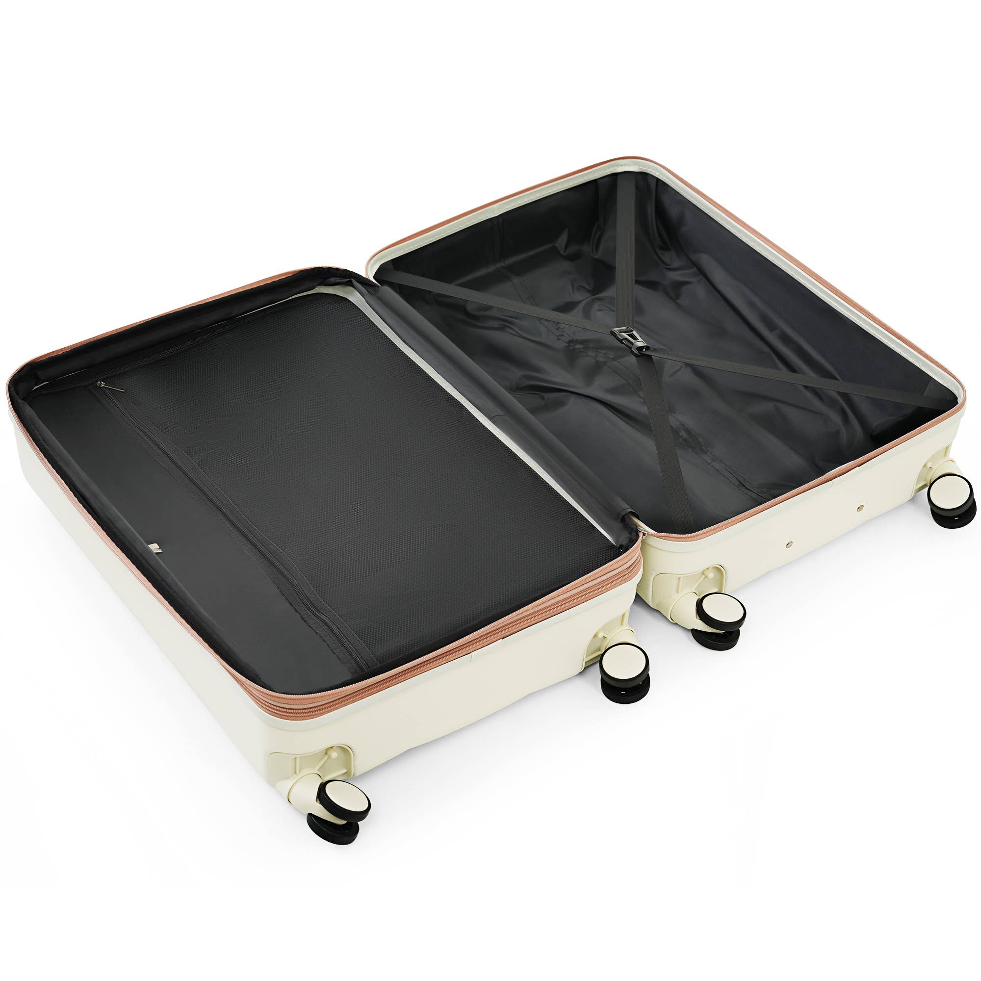 VTNG50 - Wholesale Luggage - Luggage Sets 4 Piece, 20-Inch with USB Port, Expandable ABS15