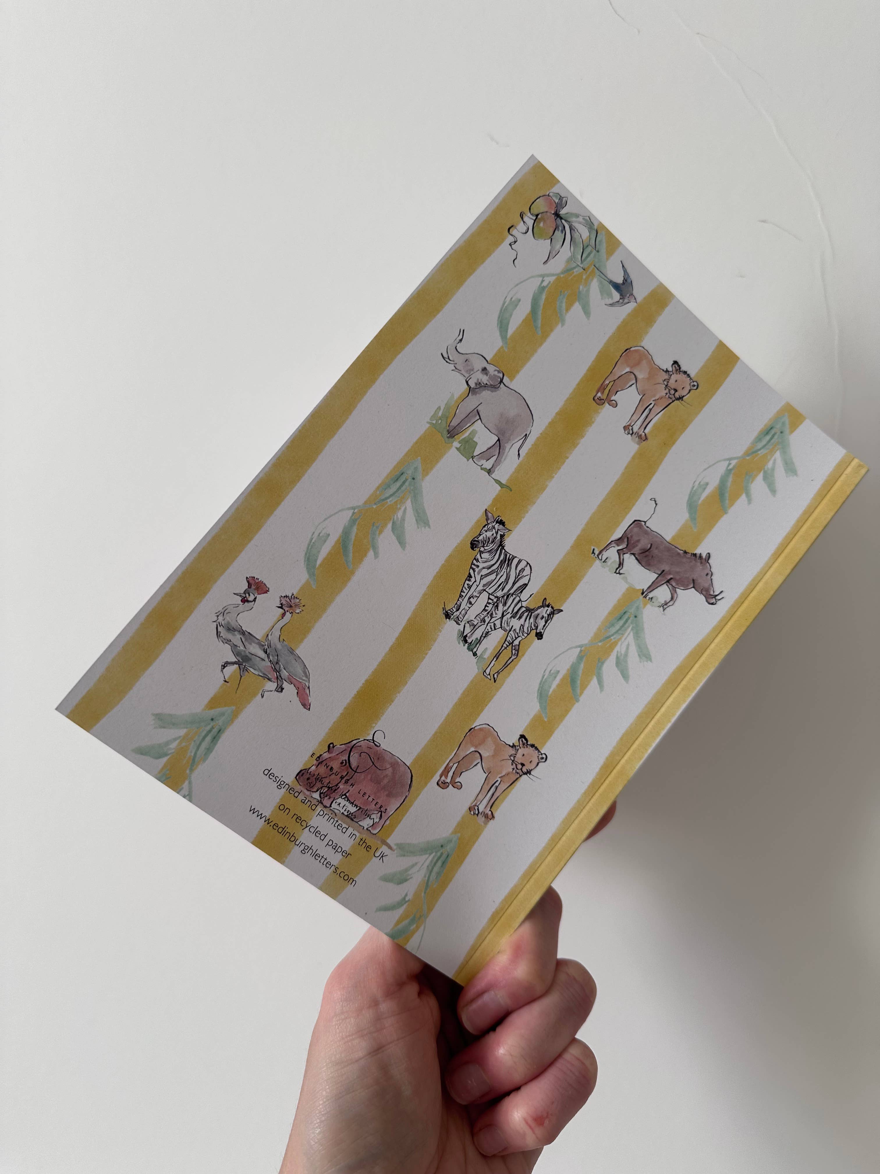 Edinburgh Letters – wholesale Notebook – 'Safari' A5 Notebook2