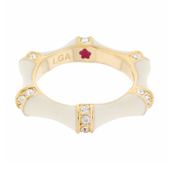 Bamboo Stackable Ring for wholesale by Lauren G Adams