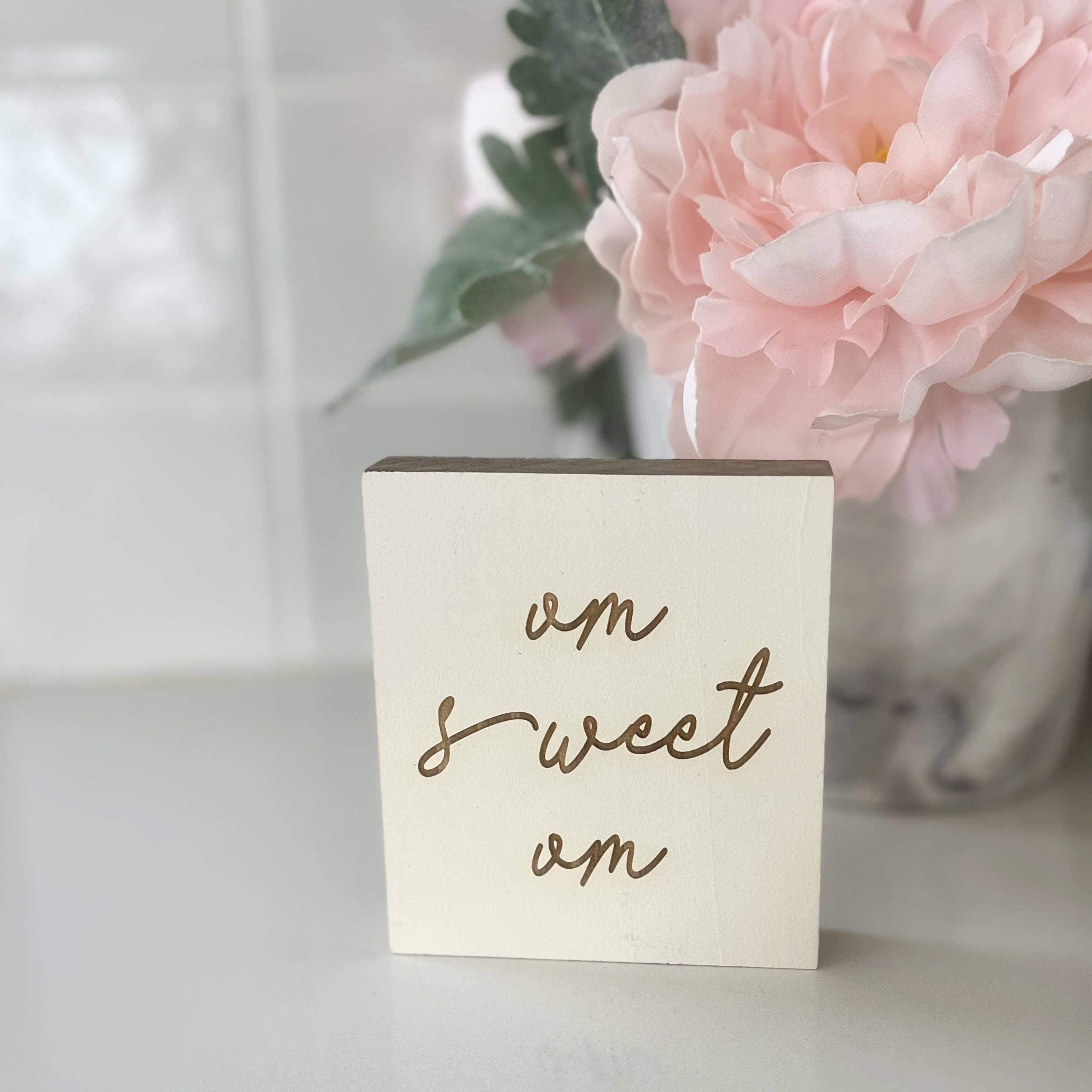 CO|Creative - Vendita all'ingrosso Cartelli - Cartello Om Sweet Om1