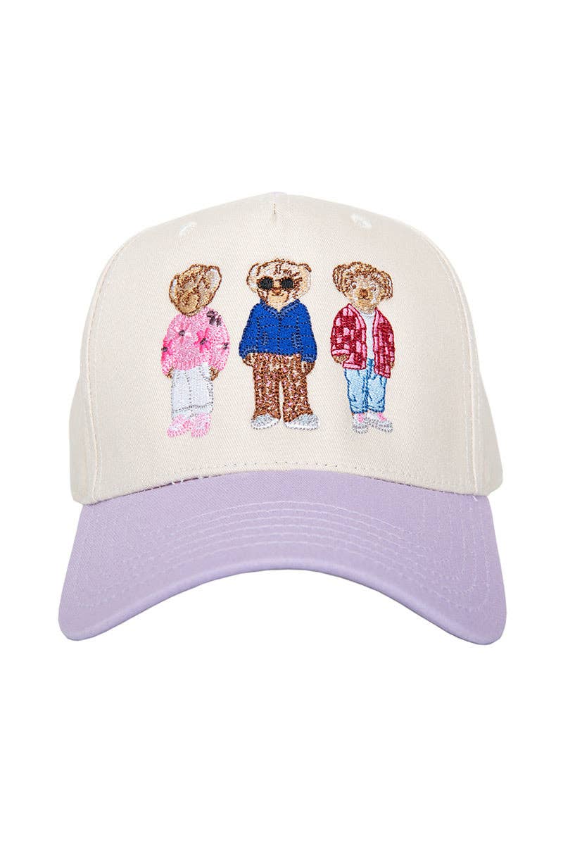 Katydid - Wholesale Trucker Hat - Women's - Teddy Bears Wholesale Two-Toned Vintage Hat7