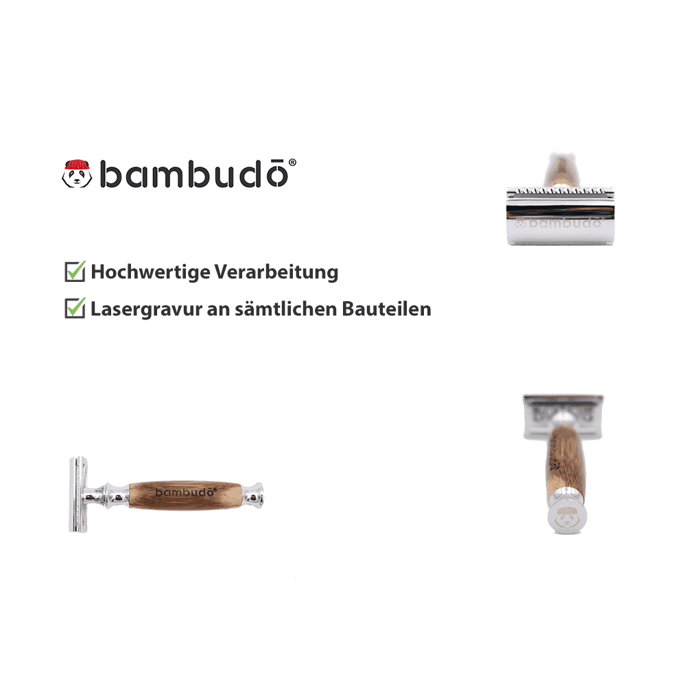 bambudō - Wholesale Razor - Razor with 10 Solingen steel blades3