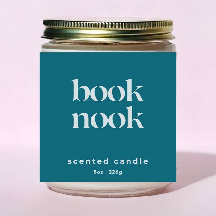 Book Nook Spring Summer Bookish Candle for wholesale by Free Ethos