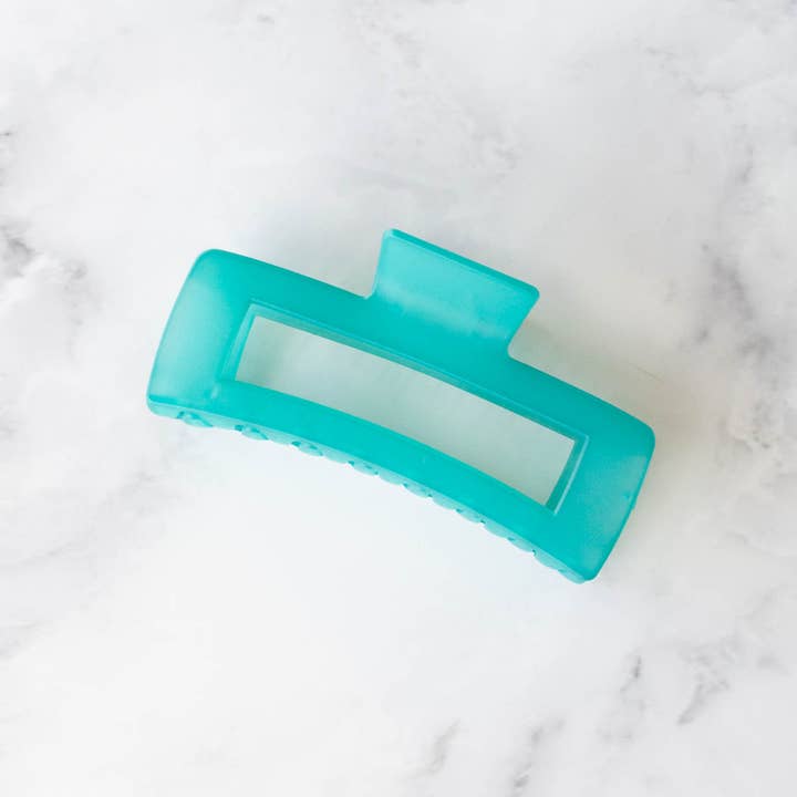 Tiepology - Wholesale Hair Clip - Women's - Jumbo Size 5 Inch Solid Long Square Hair Clip18