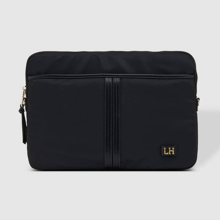 Lina Nylon Laptop Sleeve - Black for wholesale by Louenhide