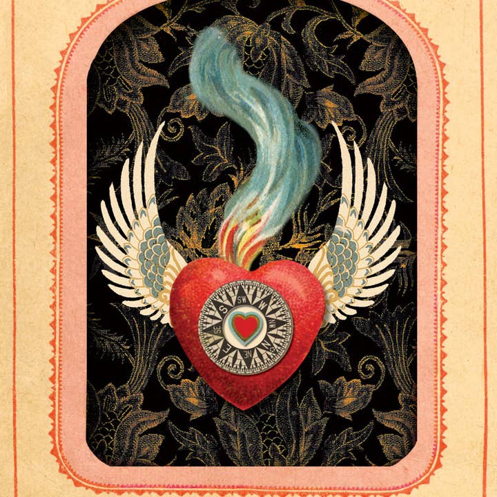 You Light My Fire Valentine Greeting Card for wholesale by Potluck Press