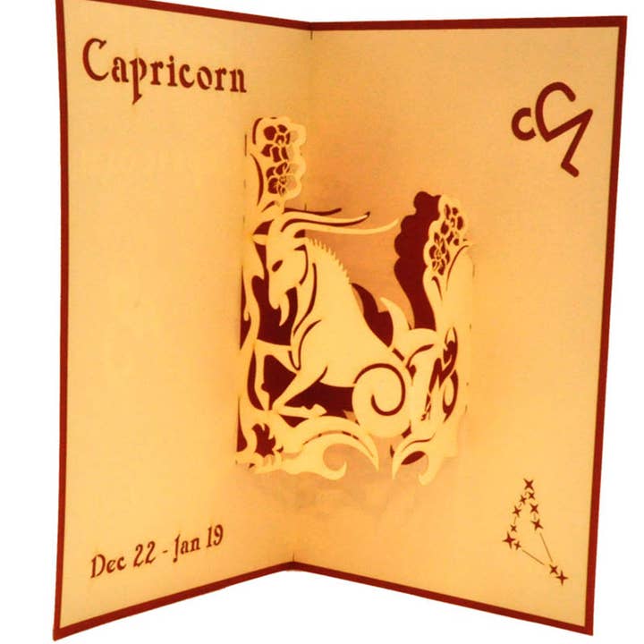 Capricórnio por atacado de Henry Pop Up Cards