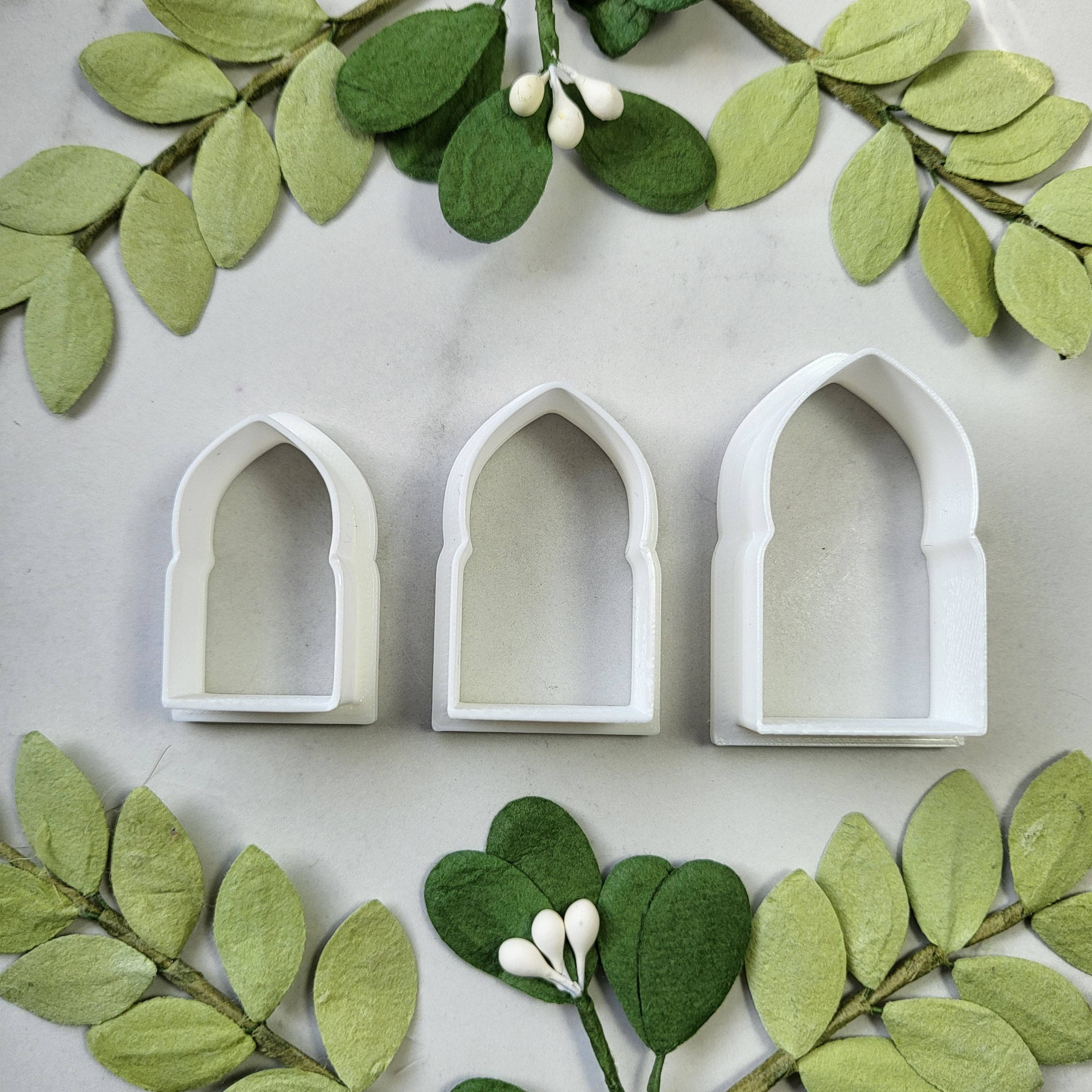 Olive the Stuff – Großhandel Bastelwerkzeug – Clay Cutter in Fensterform in 30 mm, 35 mm, 40 mm und 45 mm2