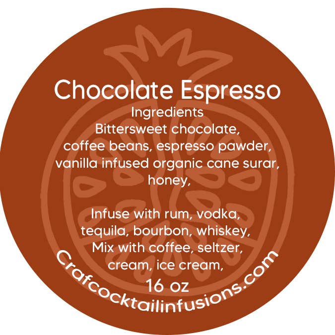 Craft Cocktail Infusions - Wholesale DIY Food Kit - Cocktail Kit Chocolate Espresso | Coffee Lover Gift5