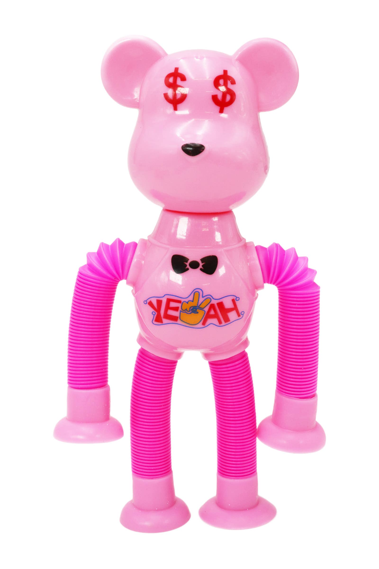 Cap Zone - Wholesale Fidget Toy - Kids - Bear Suction Cup Telescopic Tube LED Fidget Toy5