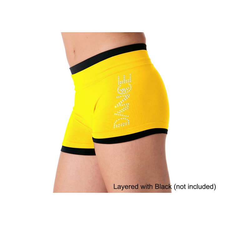KurveShop - Wholesale Athletic Shorts - Women's - "DANCE" Rhinestone Boyshorts9