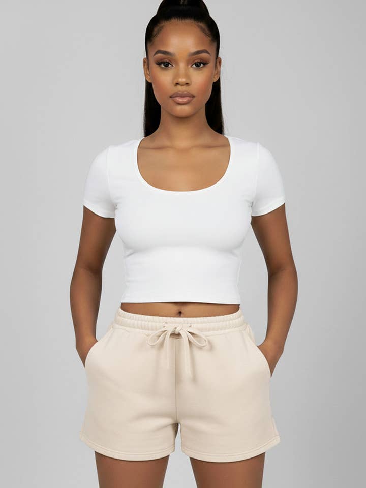 Französische Frottee-Shorts für den Großhandel von CAPELLA APPAREL