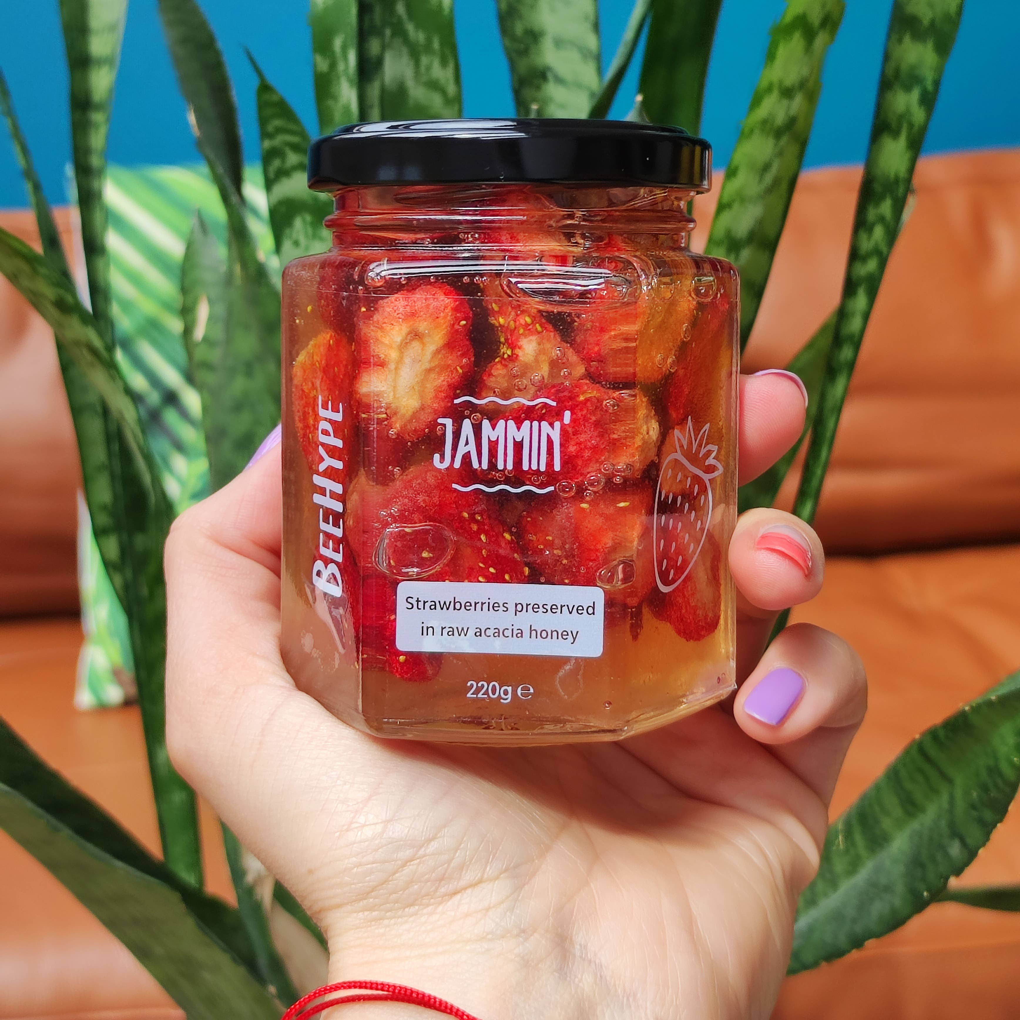 BeeHype – wholesale Jam/jelly – Jammin' - Strawberries Preserved In Acacia Honey Healthy Jam2