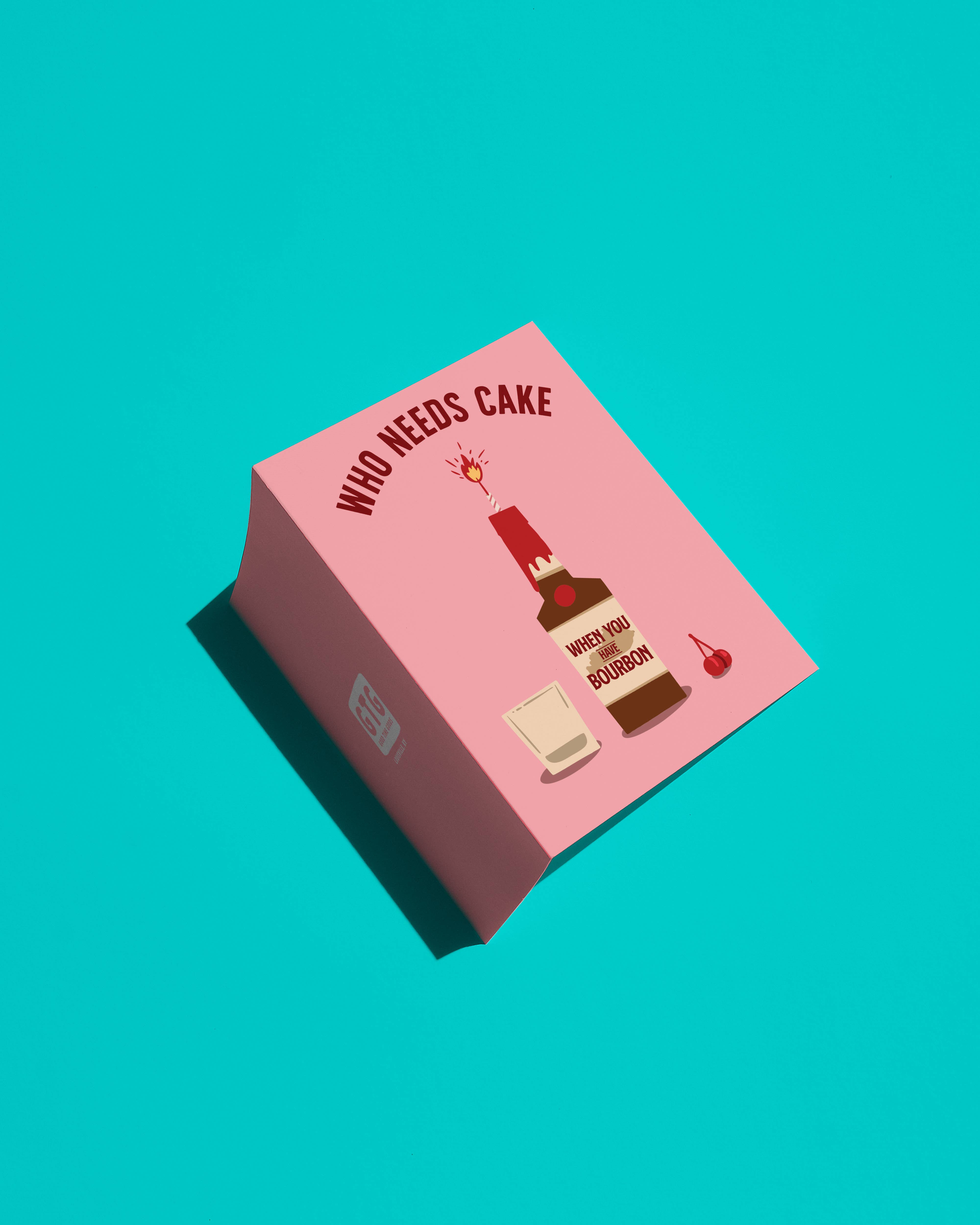 Good Time Goods - Wholesale Birthday Card - "Who Needs Cake, When You Have Bourbon" Birthday Card