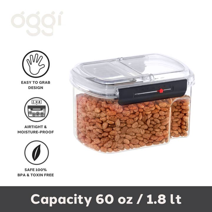 Oggi – wholesale Food storage container – Food Container - Easi Grip 60oz / 1.8lt1