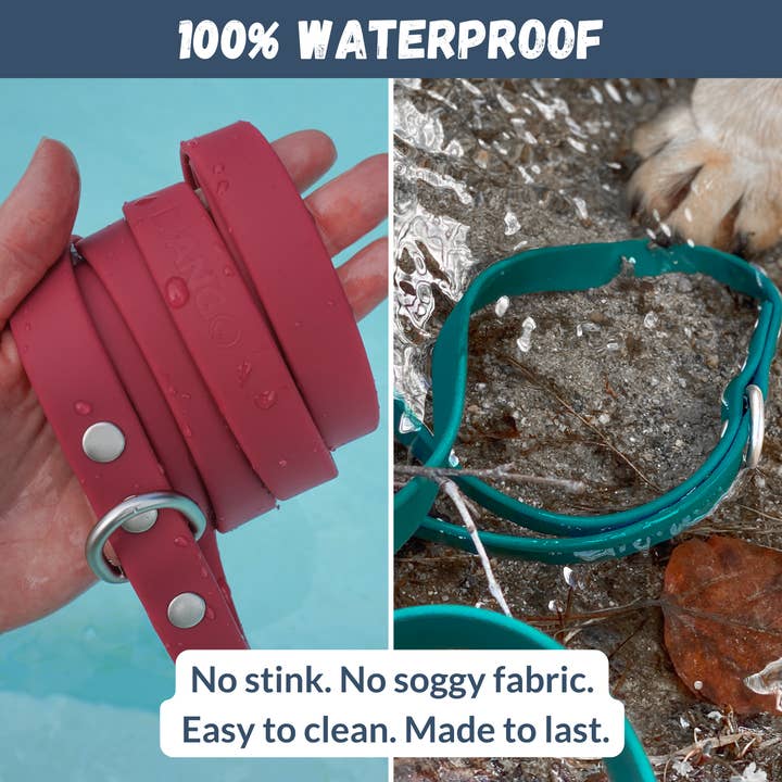 DJANGO - Wholesale Pet Leash - Dog - Tahoe Waterproof Dog Leash - Firelight Red1