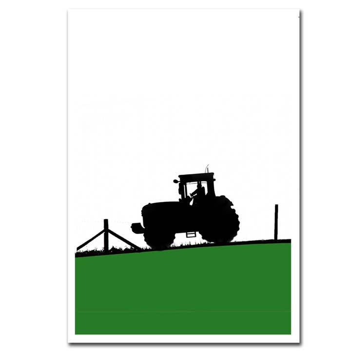 Carte de vœux Silhouette 2019 de 7 x 5 pouces. pour la vente par Gator cards