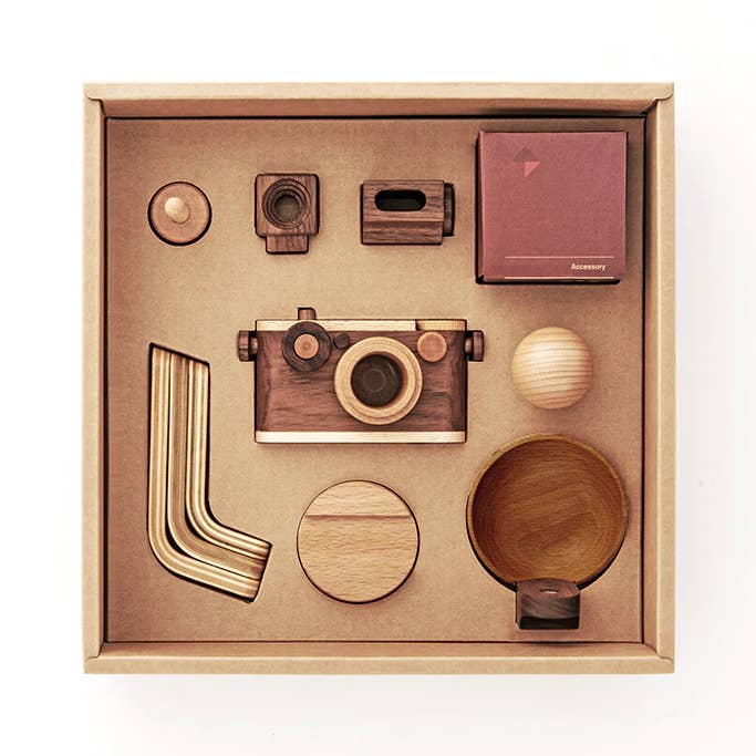Father's Factory - Wholesale Wood Toy - Kids - 35MM Wooden Toy Camera Expert Set 6