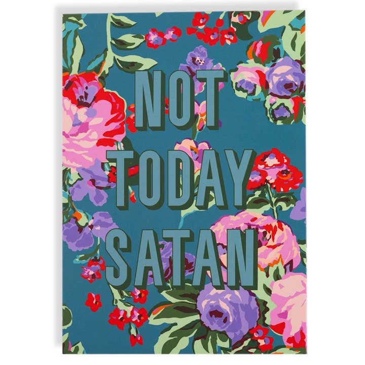 Notepad - Not Today Satan for wholesale by Furbish Studio