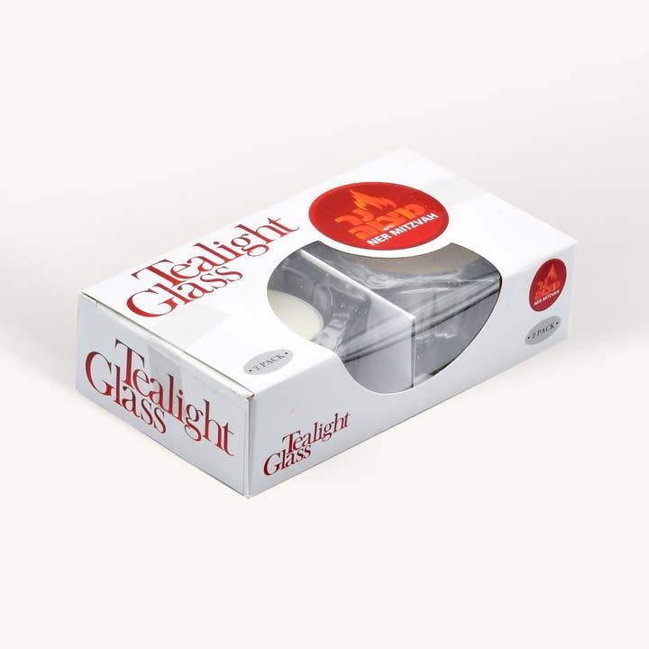 Ner Mitzvah - Wholesale Candle holder - Glass Crystal Tea Light Holder For Candlebra - 2 Pack1