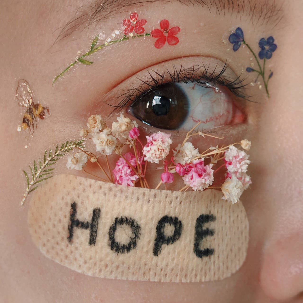 PAPERSELF - Wholesale Temporary Tattoo - Mini Bouquet Temporary Tattoos Stickers3