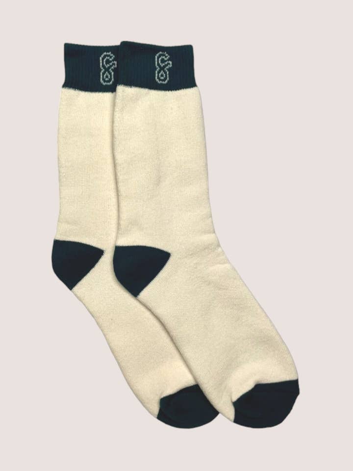 Chaussettes Crew en coton Full Terry pour la vente par SnugnCo.
