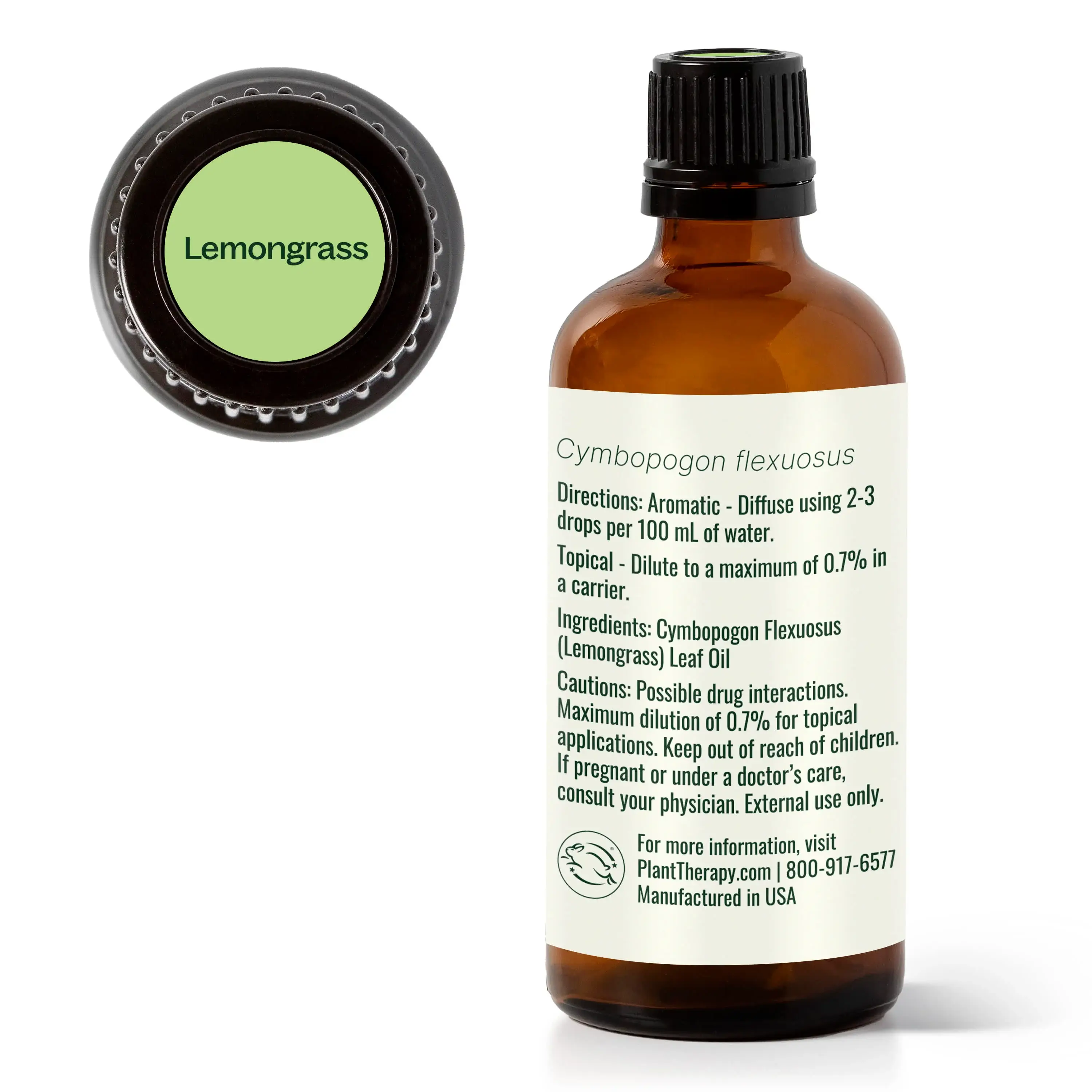 Plant Therapy - Wholesale Essential Oil - Lemongrass Essential Oil 100 mL1
