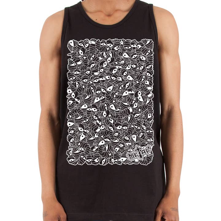 Metal Maggot - Débardeur unisexe noir pour la vente par Metal the Brand