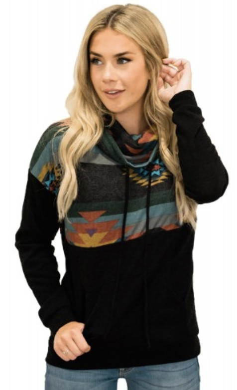 wholesale cowl neck hoodie