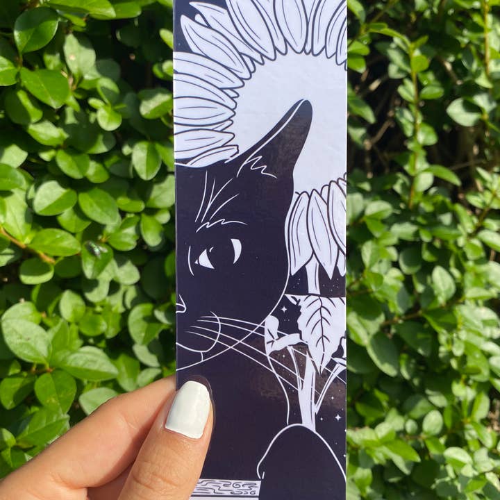 The Cat Tarotkarte Hexe/Gothic Handgefertigtes Lesezeichen für den Großhandel von Jodie Moulson Art & Design