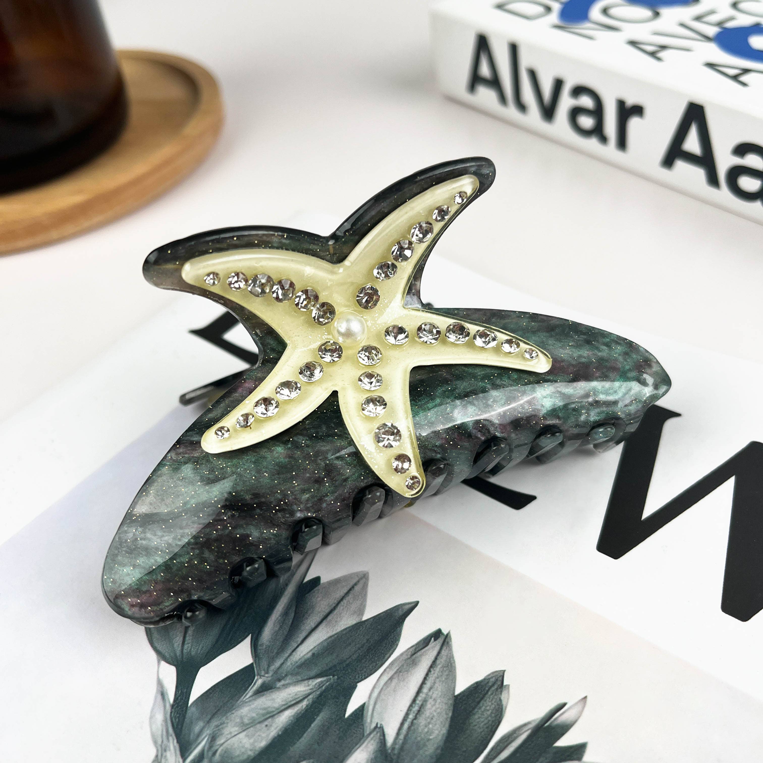 TheDivaSoap – wholesale Hårklämma - Dam – Sjöstjärnhårklämma, pärlkloklämma2