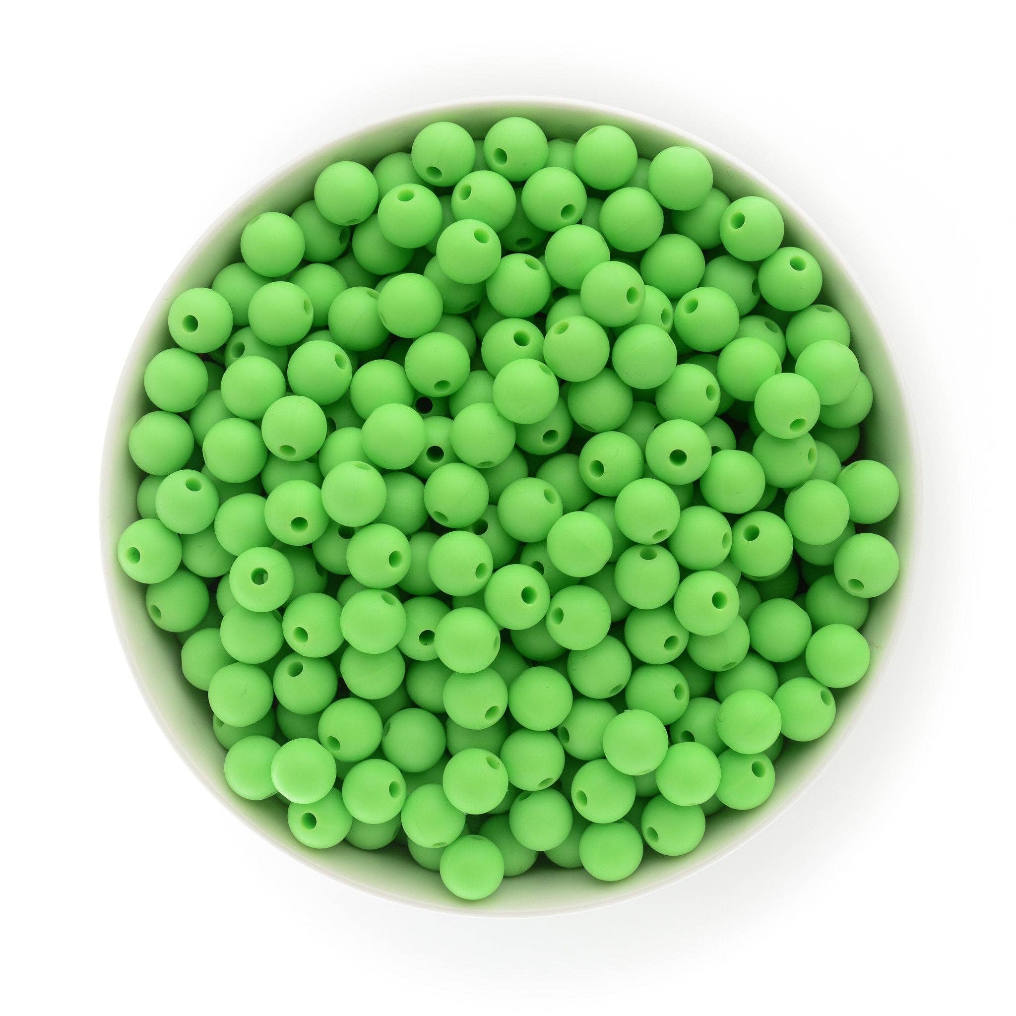 Cara & Co Silicone Craft Supply – Missangas por atacado – Contas redondas de silicone de 9 mm31