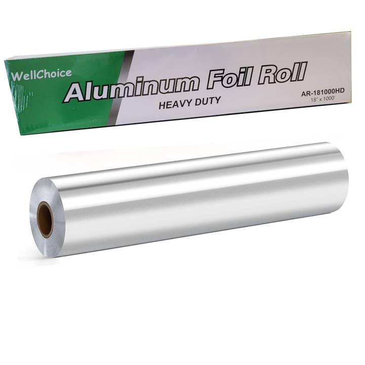 Feuille d'aluminium de 18 po, 1000 pi, rouleau en vrac pour la vente par Label & Decore