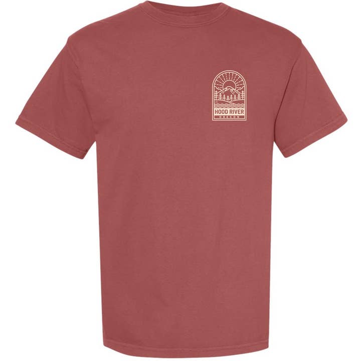 Hood River Mountain Views Tee for wholesale by IdaWholesale