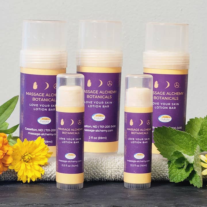 Barre de lotion pour la vente par Massage Alchemy Botanicals
