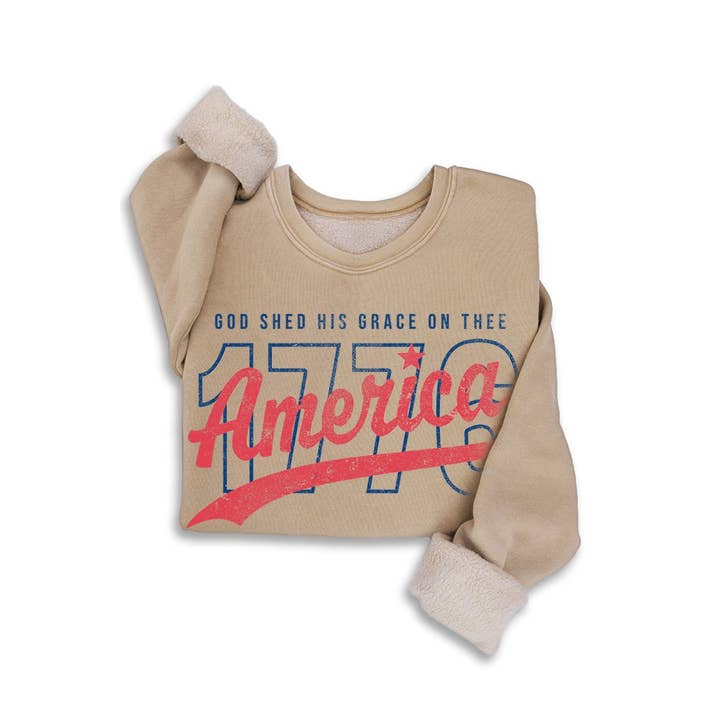 HRTandLUV - Wholesale Sweatshirt - Women's - GOD SHEED HIS GRACE ON THEE MINERAL SWEATSHIRTS