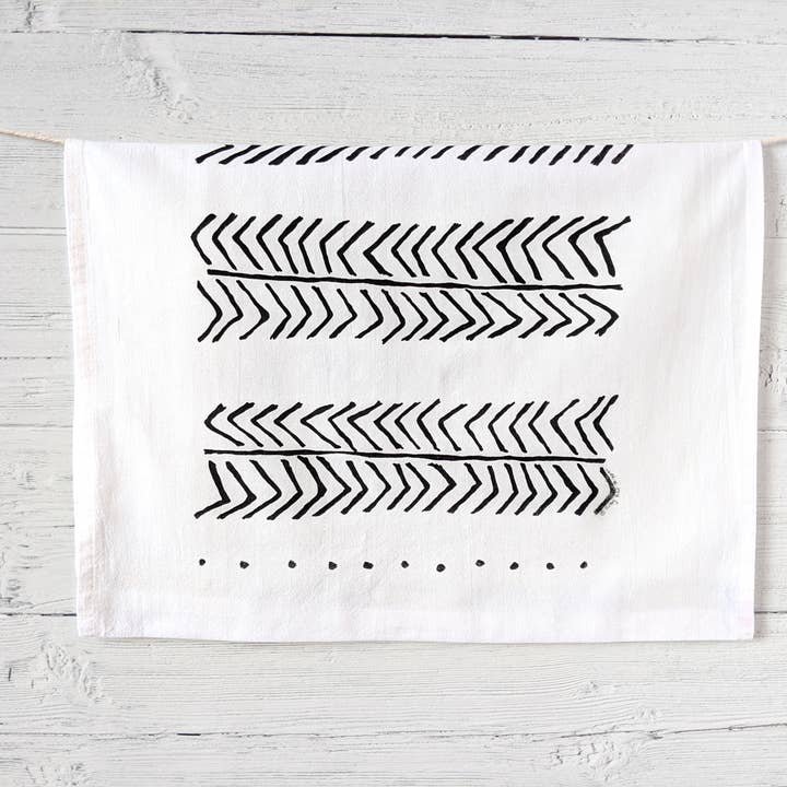 ZigZag Tea Towel for wholesale by Ruby Red Skipper