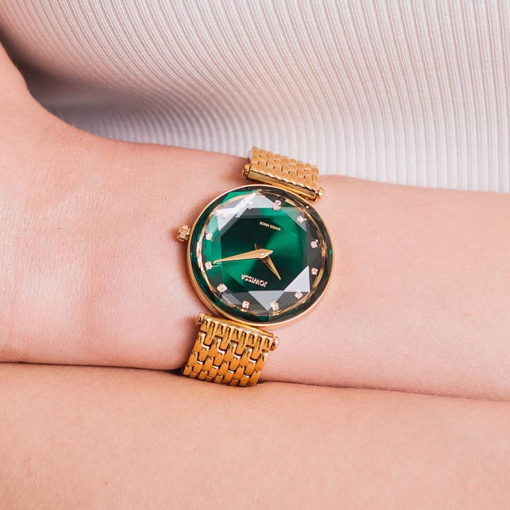 Jowissa - Vente Montre – femme - Montre en or pour femme Facet Brilliant Swiss