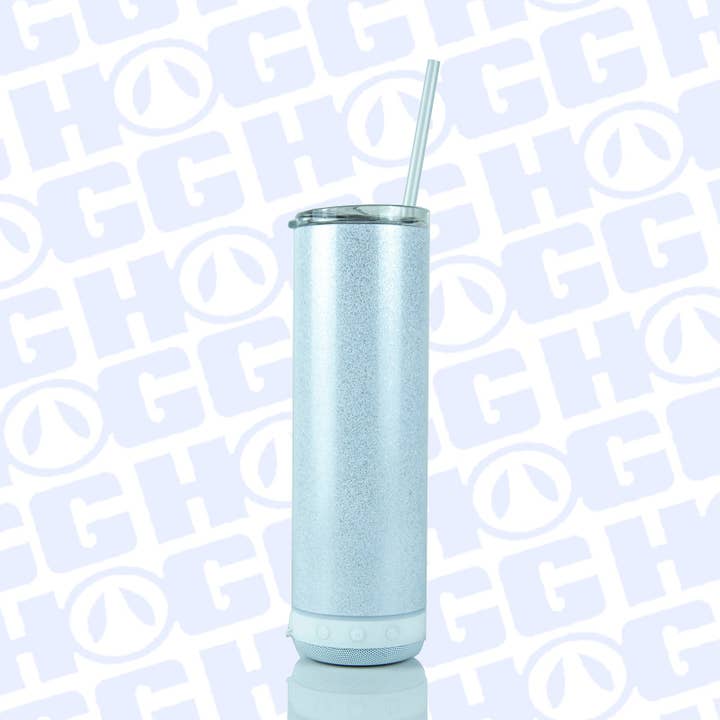 Hogg Outfitters - Venta al por mayor Vaso termo - Vaso altavoz delgado con purpurina para sublimación de 20 oz