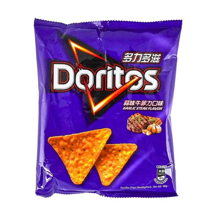 Global Bite Co - Wholesale Chips - Doritos Chips Garlic Steak Flavor (Taiwan)