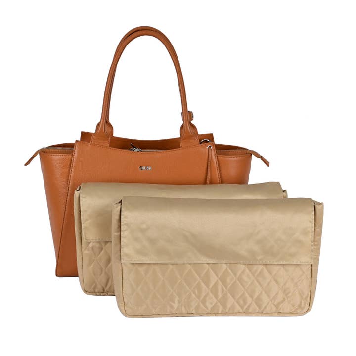 Socha - Wholesale Laptop Bag - Women's - laptop bag/business bag leather - caddy cognac 17 inch9