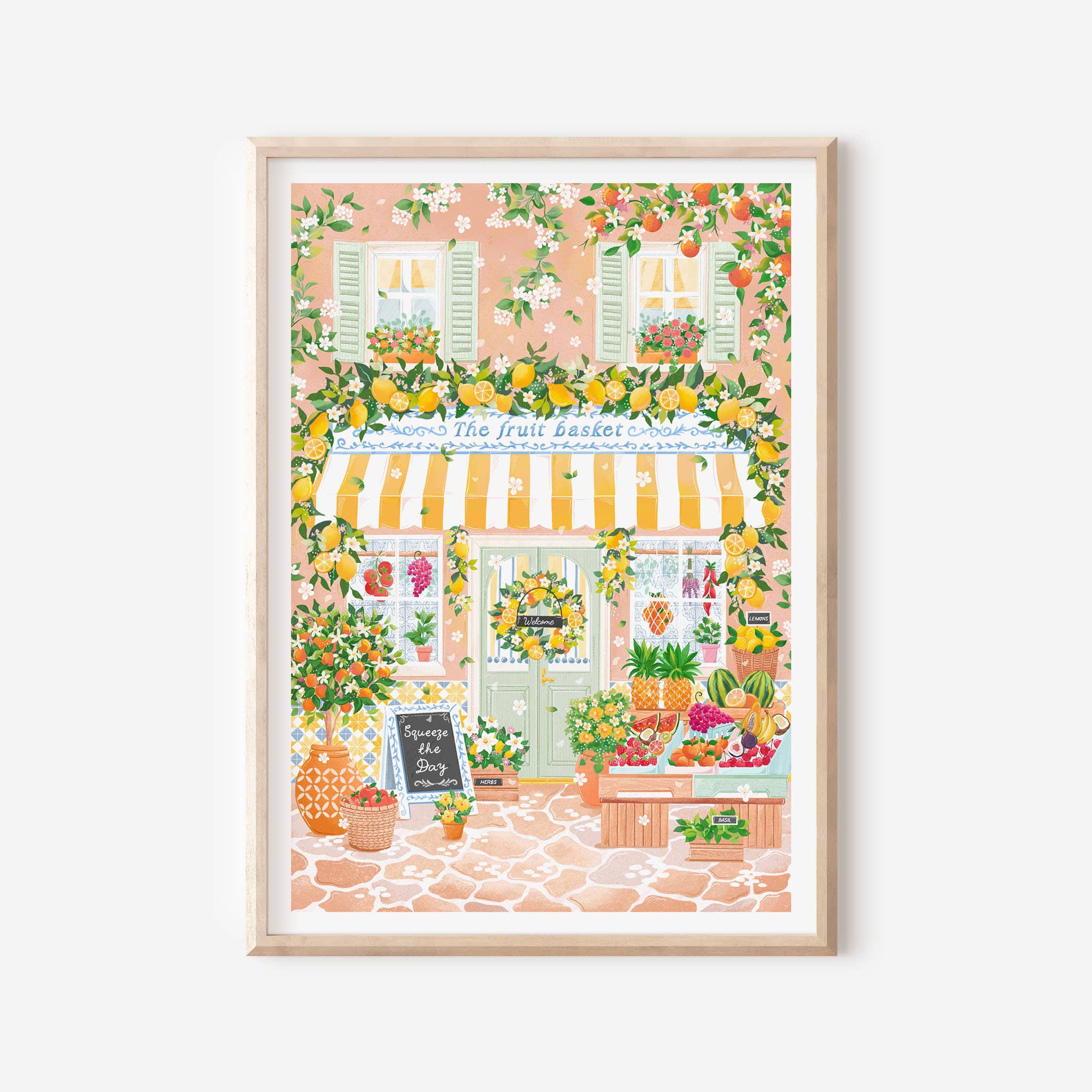 Simply, Katy - Wholesale Art Print - The Fruit Basket