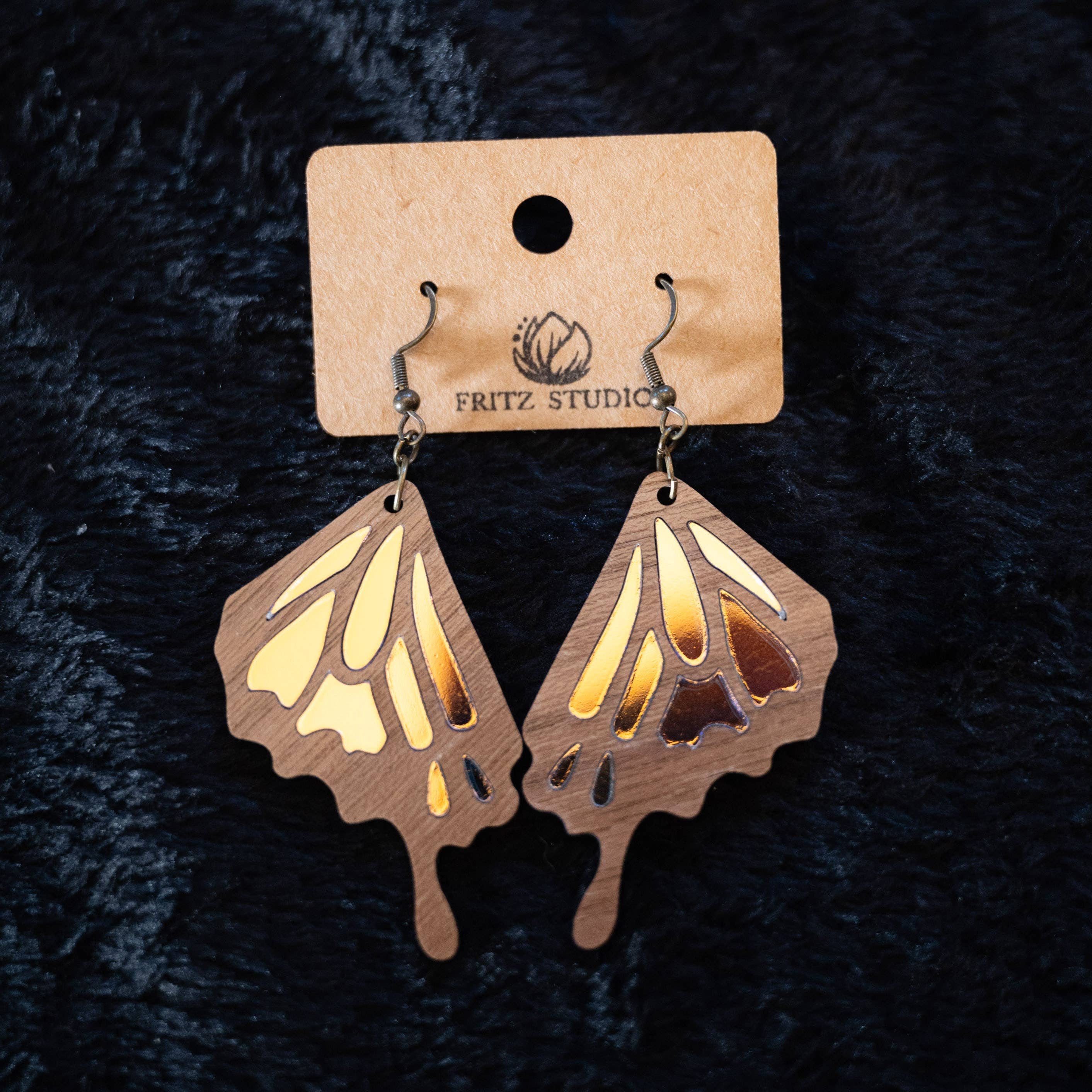 Fritz Studio – Engroshandel Hængeøreringe og creoløreringe – Fairy Butterfly Øreringe2