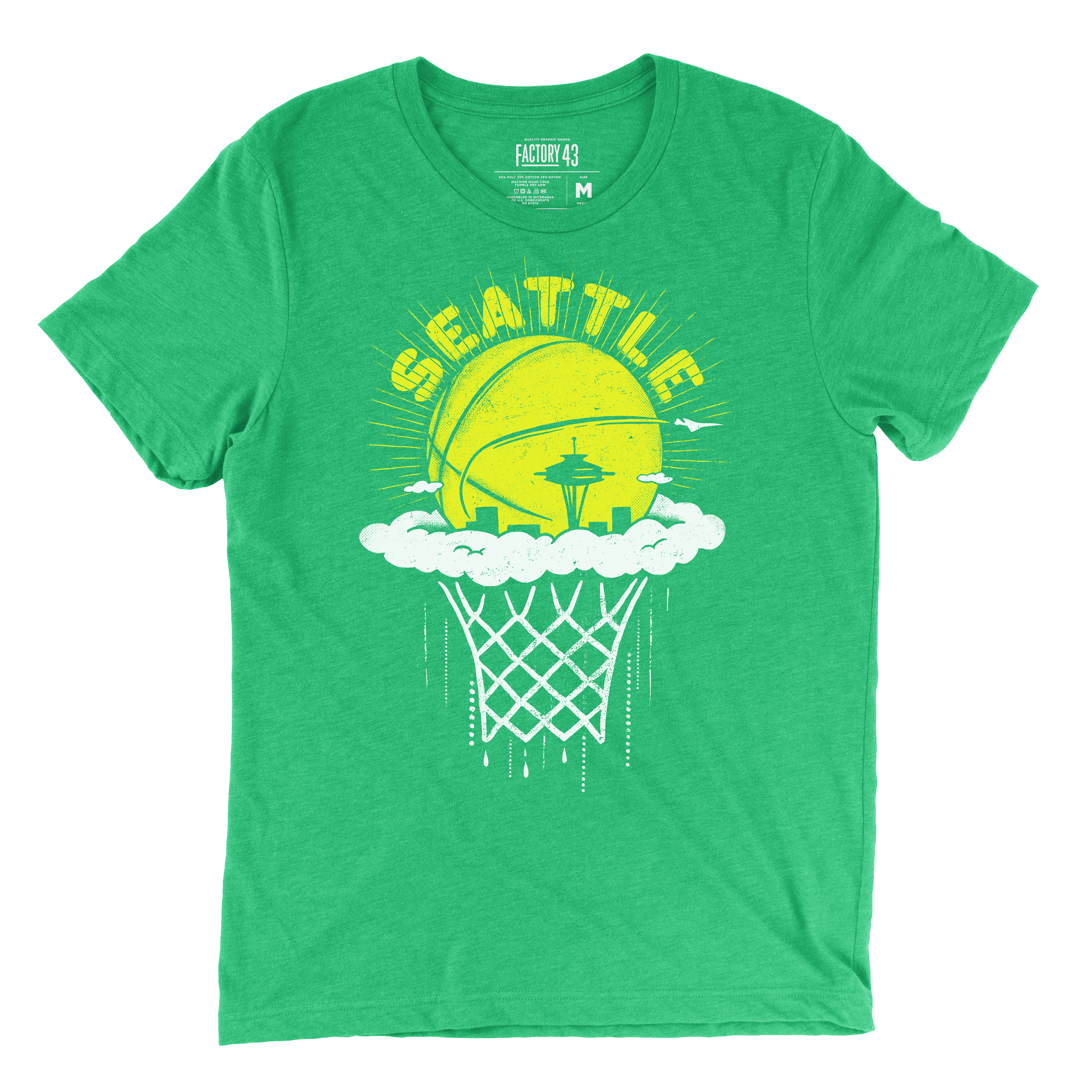 Kelly Green Sonic Boom Unisex shirt for wholesale on Faire1