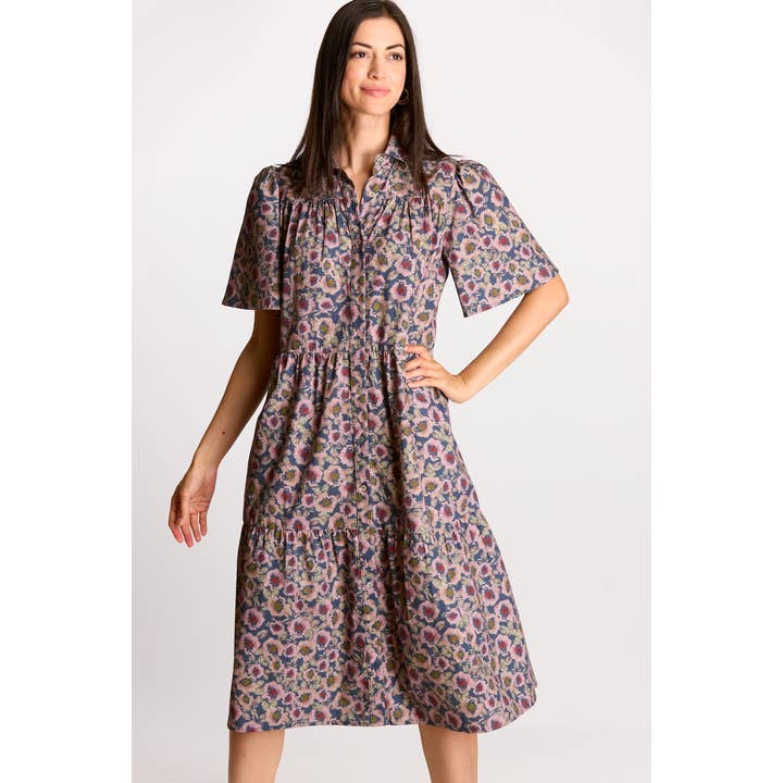 Floral Print Cotton Button Up Dress and other Purchase Wholesale ropa new collection. Free Returns & Net 60 Terms on Faire trending on Faire.