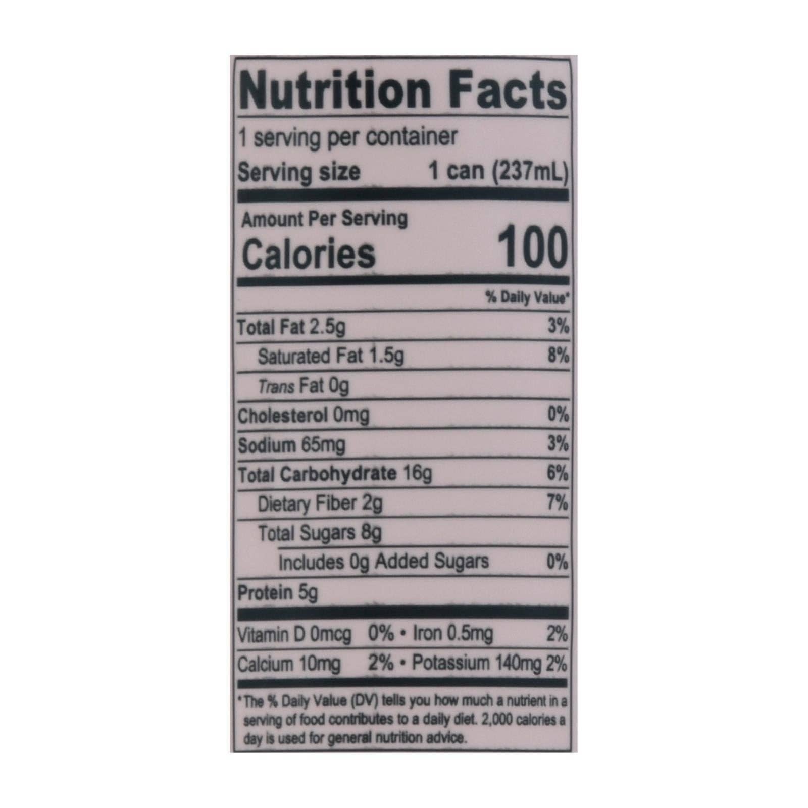 Ware Spark - Wholesale Iced Coffee/Cold Brew - Pop & Bottle - Oat Milk Latte Vanilla - Case Of 12-8 Fz1