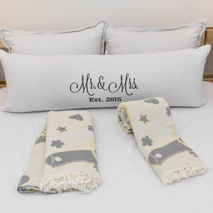 Organic Turkish Towels - Wholesale Throw Blanket - Beach Blanket, Bicycle Design Throw Blanket4