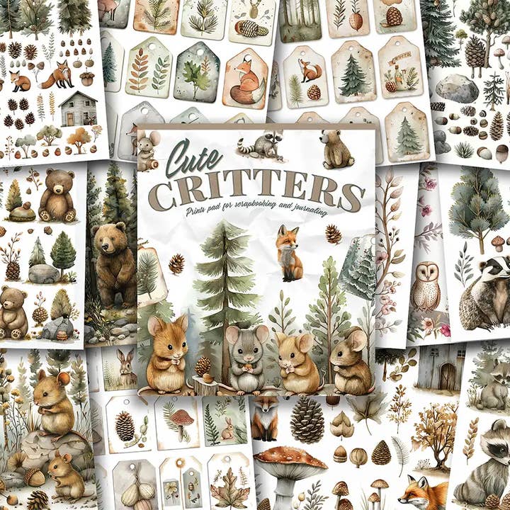 Scrapbook Resource Co - Wholesale Scrapbooking kit - Cute Critters