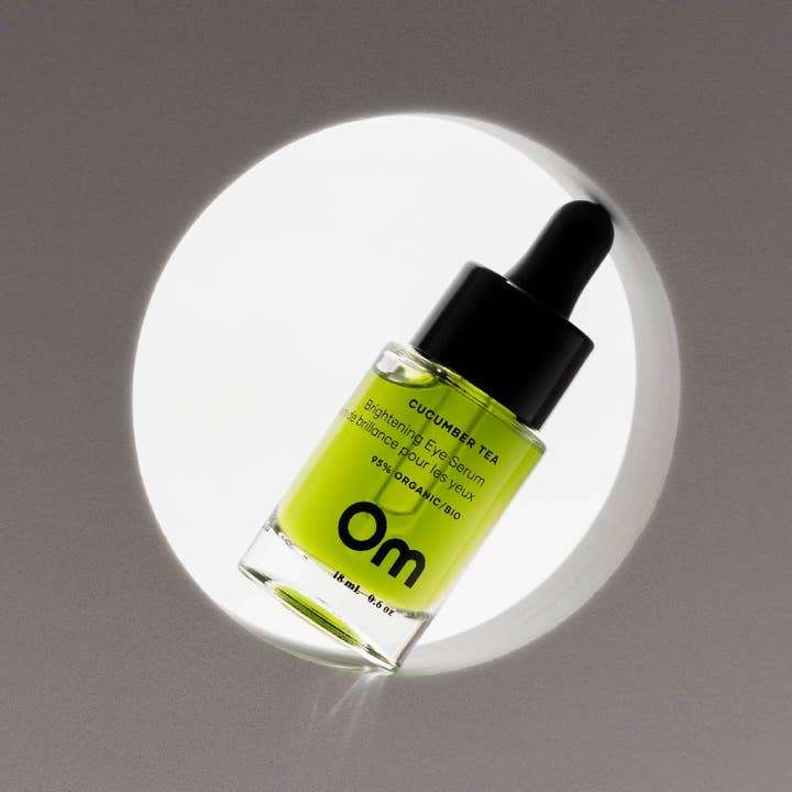 Om Organics Skincare - Wholesale Eye Serum - Cucumber Tea Brightening Eye Serum